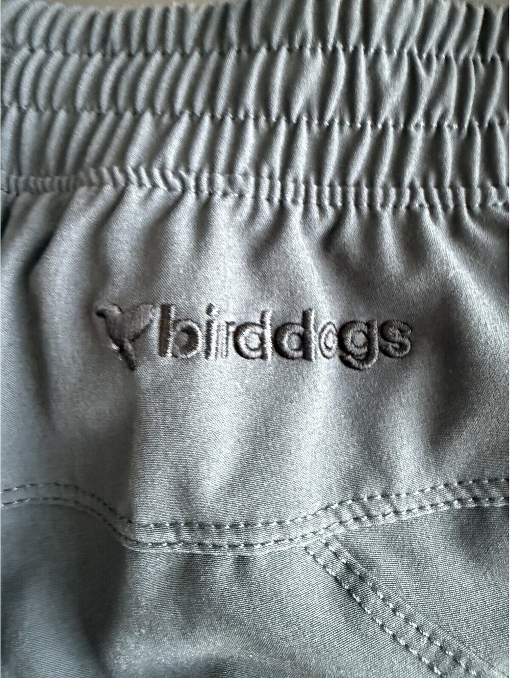 Birddogs NWOT Black Performance Shorts Sz Large With Black Lining 6” Inseam - Picture 7 of 8